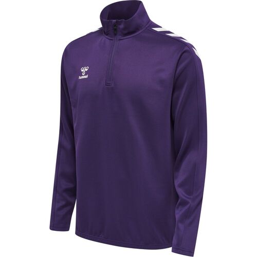 Hummel Hmlcore Xk Half Zip Poly Sweat - acai/white