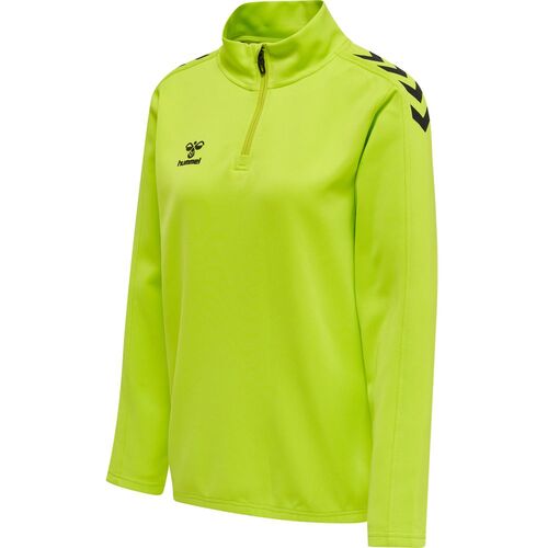 Hummel Hmlcore Xk Half Zip Sweat Woman - lime popsicle