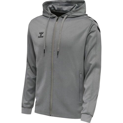 Hummel Hmlcore Xk Poly Zip Hood Sweat - grey melange