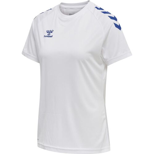 Hummel Hmlcore Xk Core Poly T-Shirt S/S Wo - white/true blue