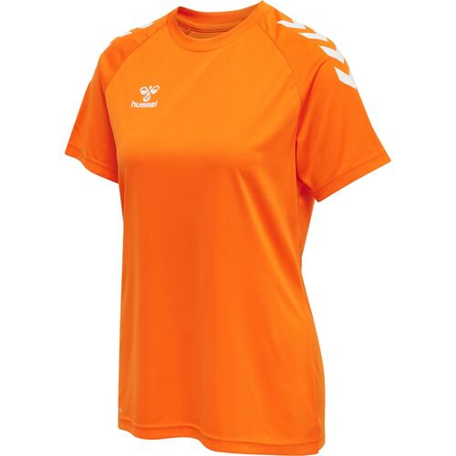 Hummel Hmlcore Xk Core Poly T-Shirt S/S Wo - orange tiger