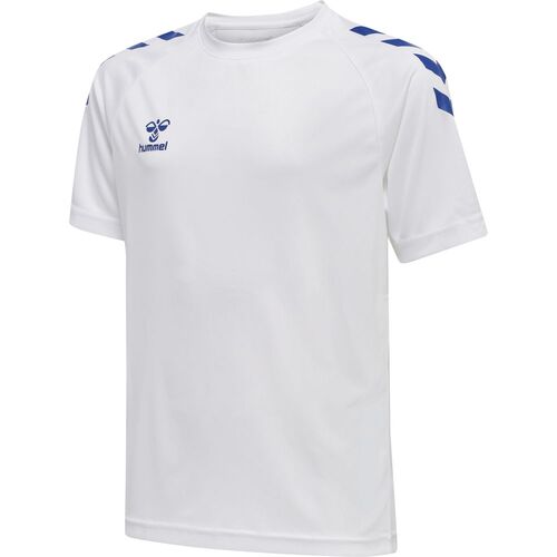 Hummel Hmlcore Xk Core Poly T-Shirt S/S Ki - white/true blue