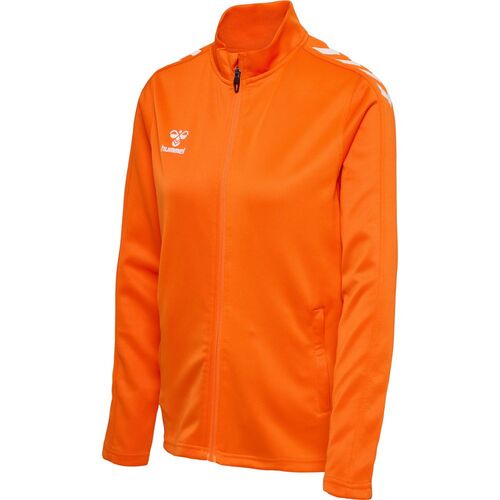 Hummel Hmlcore Xk Poly Zip Sweat Woman - orange tiger