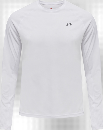 newline Men Core Running T-Shirt L/S - white