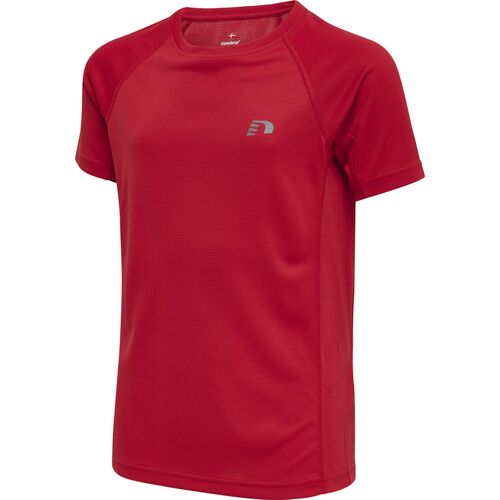 newline Kids Core Running T-Shirt S/S - tango red