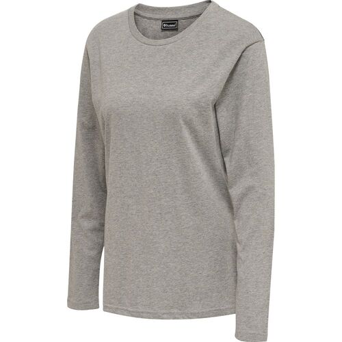 Hummel Hmlred Basic T-Shirt L/S Woman - grey melange