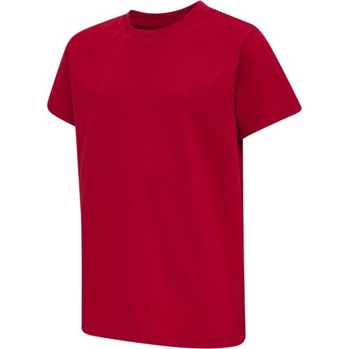 Hummel Hmlred Basic T-Shirt S/S Kids - tango red