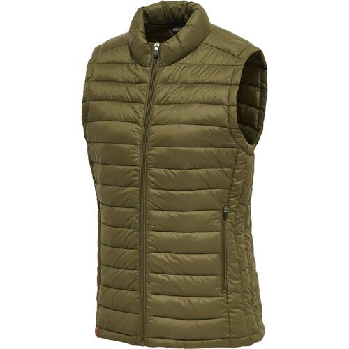 Hummel Hmlred Quilted Waistcoat Woman - dark olive