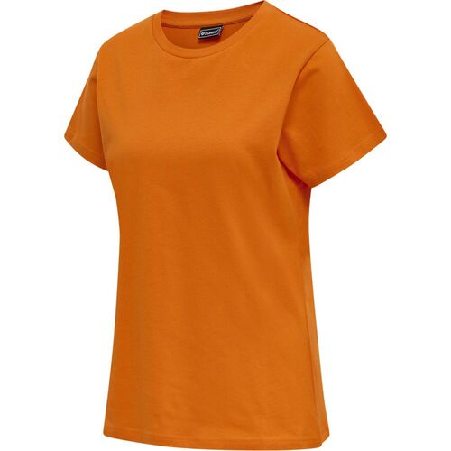 Hummel Hmlred Basic T-Shirt S/S Woman - orange tiger