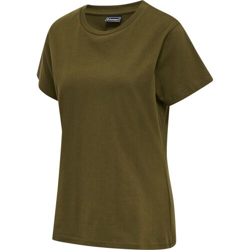 Hummel Hmlred Basic T-Shirt S/S Woman - dark olive