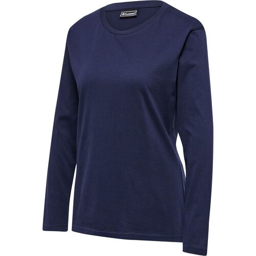 Hummel Hmlred Heavy T-Shirt L/S Woman - marine