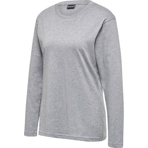 Hummel Hmlred Heavy T-Shirt L/S Woman - grey melange