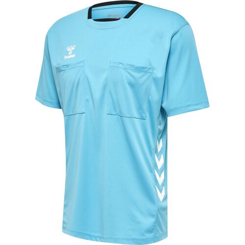 Hummel Hmlreferee Chevron Jersey S/S - scuba blue
