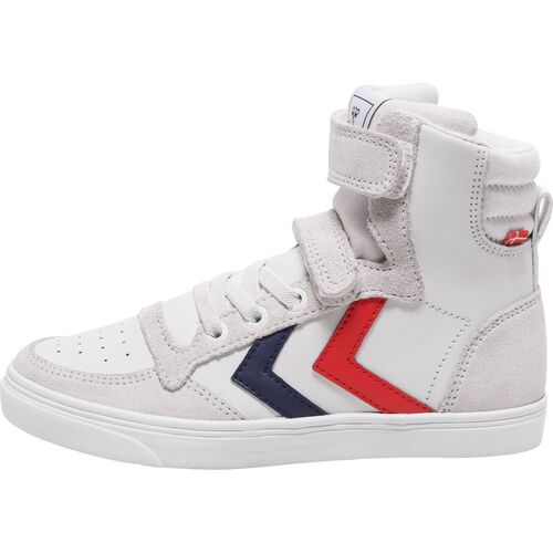 Hummel Slimmer Stadil Leather High Jr - white