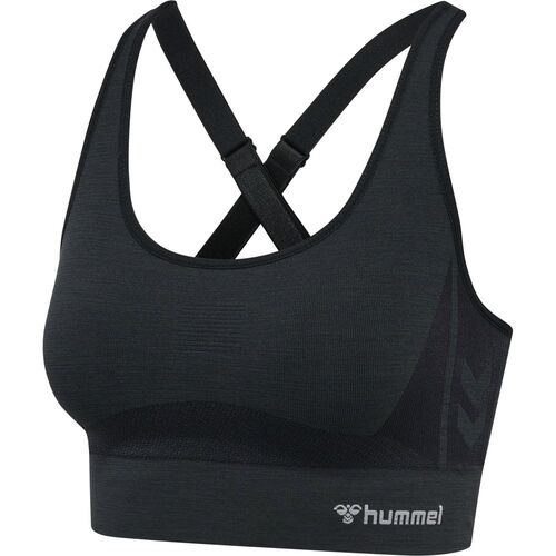 Hummel Hmlclea Seamless Sports Top - black melange