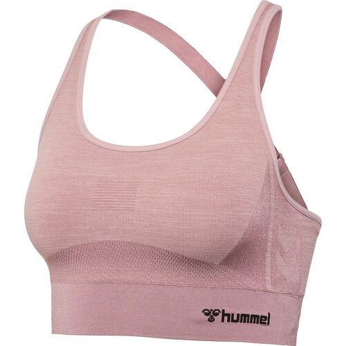 Hummel Hmlclea Seamless Sports Top - woodrose/rose taupe melange