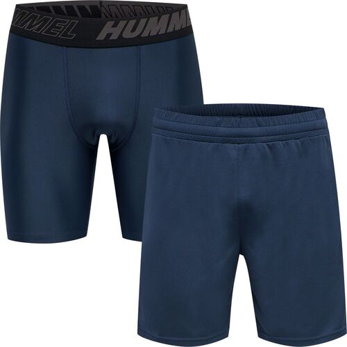 Hummel Hmlte Topaz 2-Pack Shorts Set - insignia blue/insignia blue