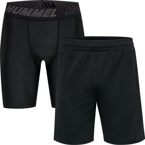 Hummel Hmlte Topaz 2-Pack Shorts Set - black/black