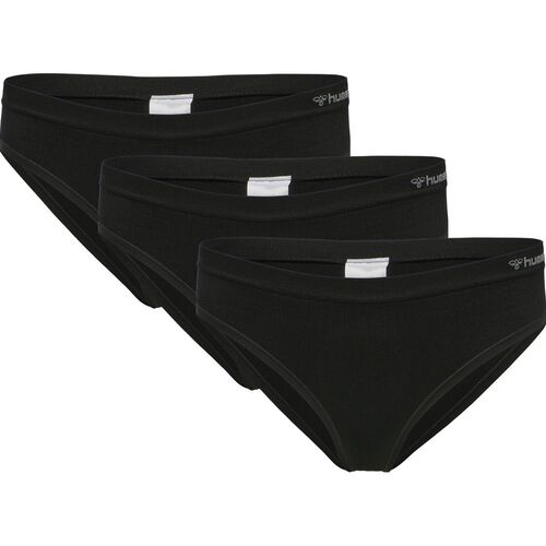 Hummel Hmljuno 3 Pack Seamless Hipster - black