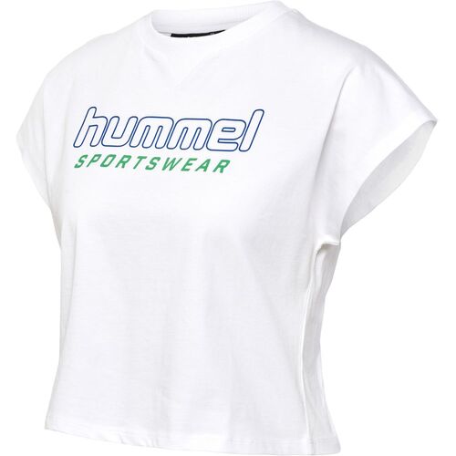 Hummel Hmllgc June Cropped T-Shirt - white
