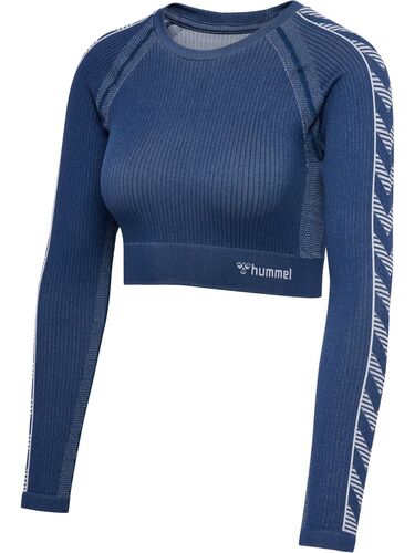 Hummel Hmlmt Blaze Seamless T-Shirt L/S - insignia blue