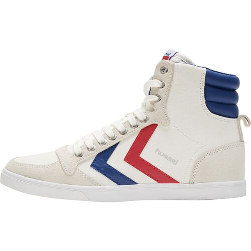 Hummel Hummel Slimmer Stadil High - white/blue/red/gum