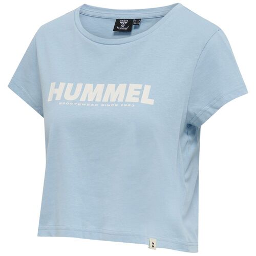 Hummel Hmllegacy Woman Cropped T-Shirt - placid blue
