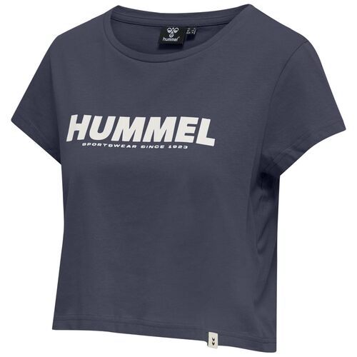 Hummel Hmllegacy Woman Cropped T-Shirt - blue nights