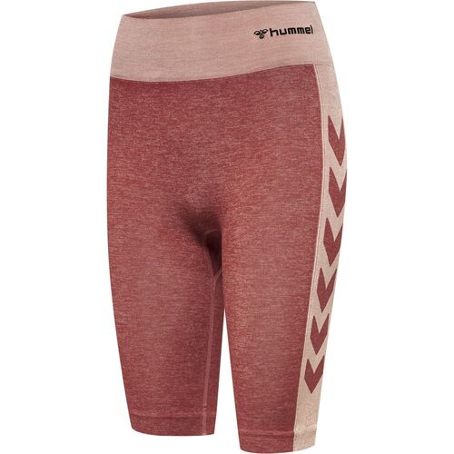 Hummel Hmlclea Seamless Cycling Shorts - withered rose/rose tan melange