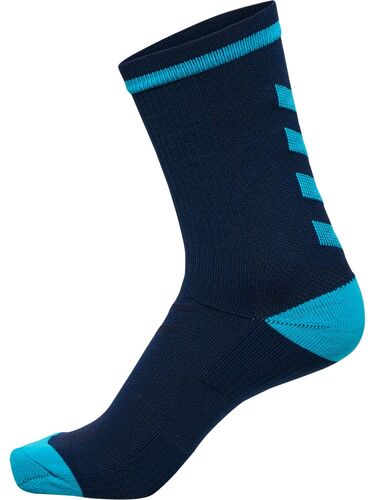 Hummel Elite Indoor Sock Low Pa - black iris/atomic blue