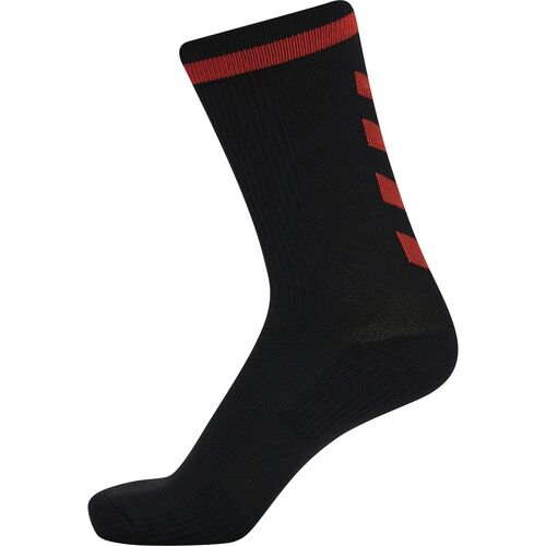 Hummel Elite Indoor Sock Low Pa - black/cherry tomato