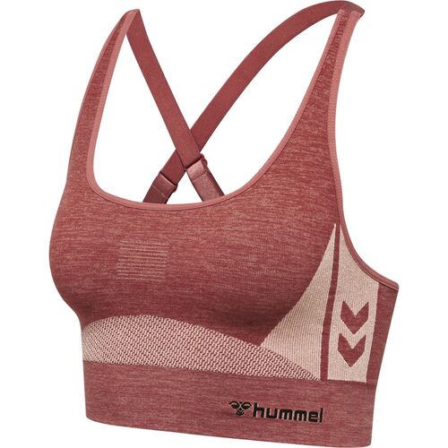 Hummel Hmlclea Seamless Sports Top - withered rose/rose tan melange