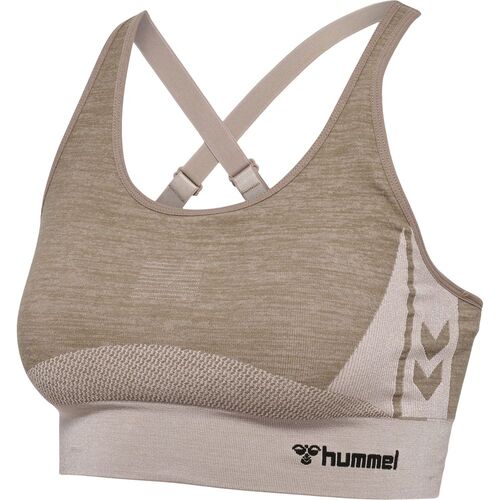 Hummel Hmlclea Seamless Sports Top - chateau gray/driftwood melange
