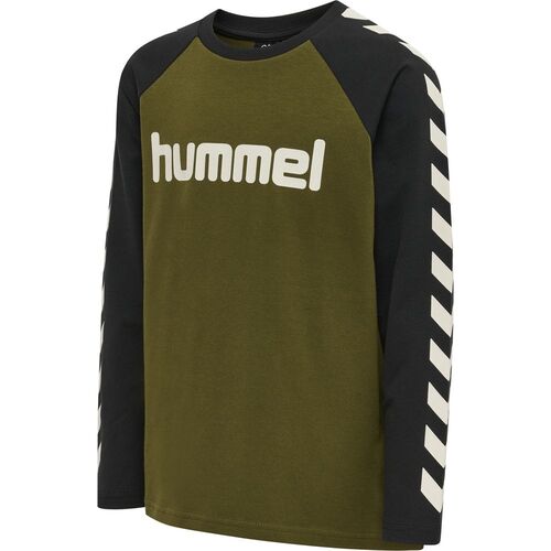 Hummel Hmlboys T-Shirt L/S - dark olive