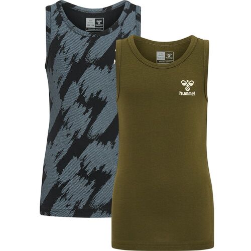 Hummel Hmlnolan Tank Top 2-Pack - dark olive