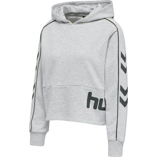 Hummel Hmllgc Yoko Cropped Hoodie - light grey melange