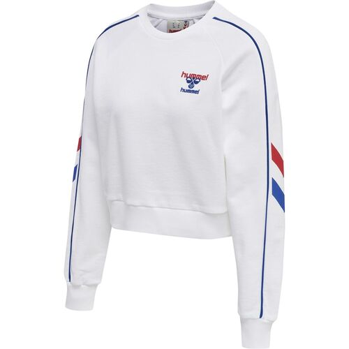 Hummel Hmlic Durban Woman Crop Sweatshirt - white