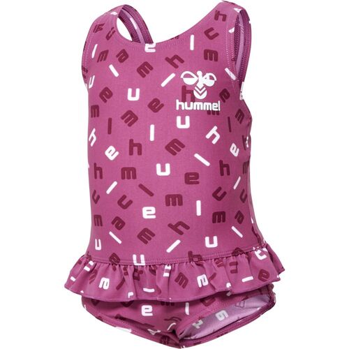 Hummel Hmlfilippa Swimsuit - red violet/bright white