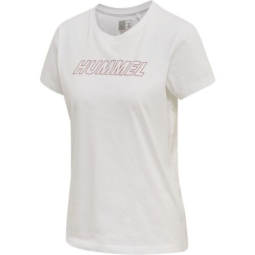 Hummel Hmlte Cali Cotton T-Shirt - white/withered rose