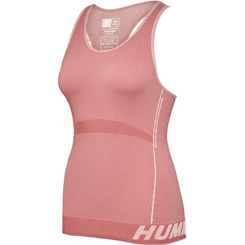 Hummel Hmlte Christel Seamless Top - withered rose/rose tan melange