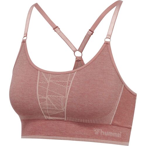 Hummel Hmlmt Energy Seamless Sports Top - withered rose/rose tan melange