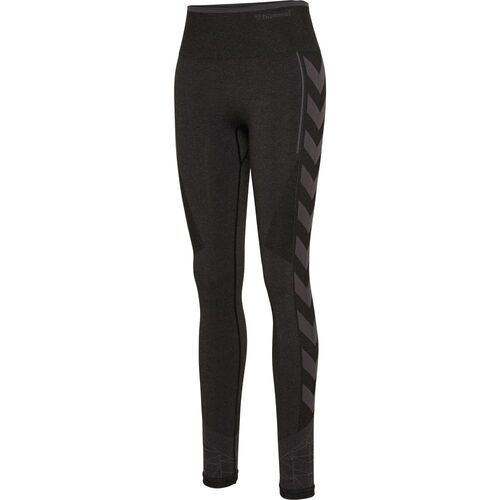 Hummel Hmlmt Energy Seamless Hw Tights - black/asphalt melange