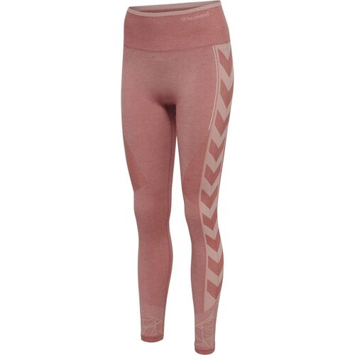 Hummel Hmlmt Energy Seamless Hw Tights - withered rose/rose tan melange