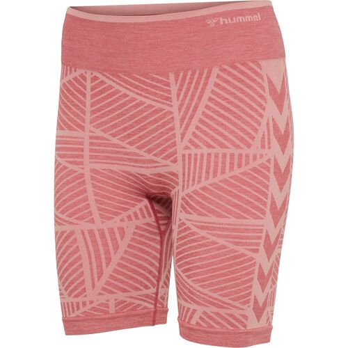 Hummel Hmlmt Energy Seamless Mw Shorts - withered rose/rose tan melange