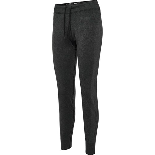 Hummel Hmlmt Hana Seamless Tapered Pants - black melange