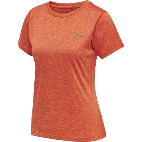 newline Women Statement T-Shirt S/S - spicy orange melange