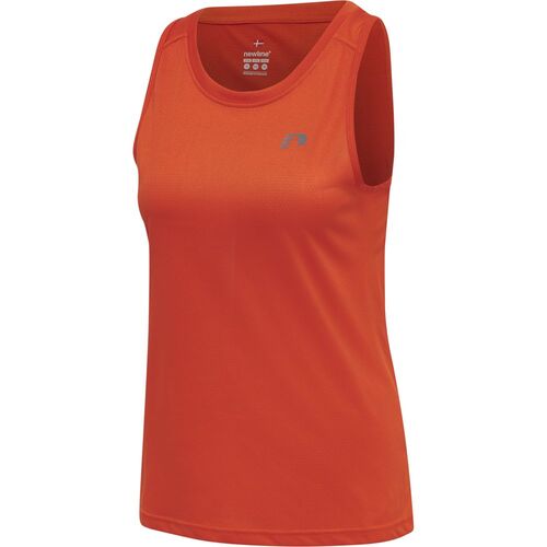 newline Women Running Singlet - spicy orange