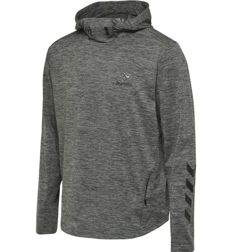 Hummel Hmlaston Hoodie - dark grey melange