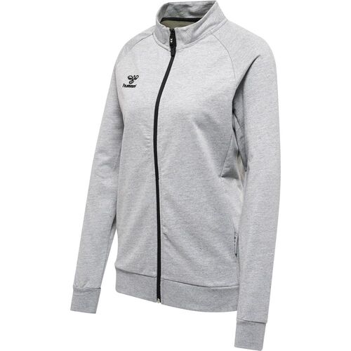 Hummel Hmlmove Grid Cot. Zip Jacket Woman - grey melange