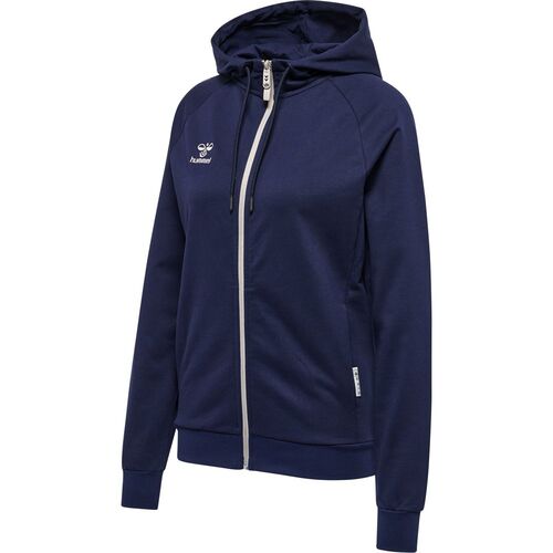 Hummel Hmlmove Grid Cot. Zip Hoodie Woman - marine